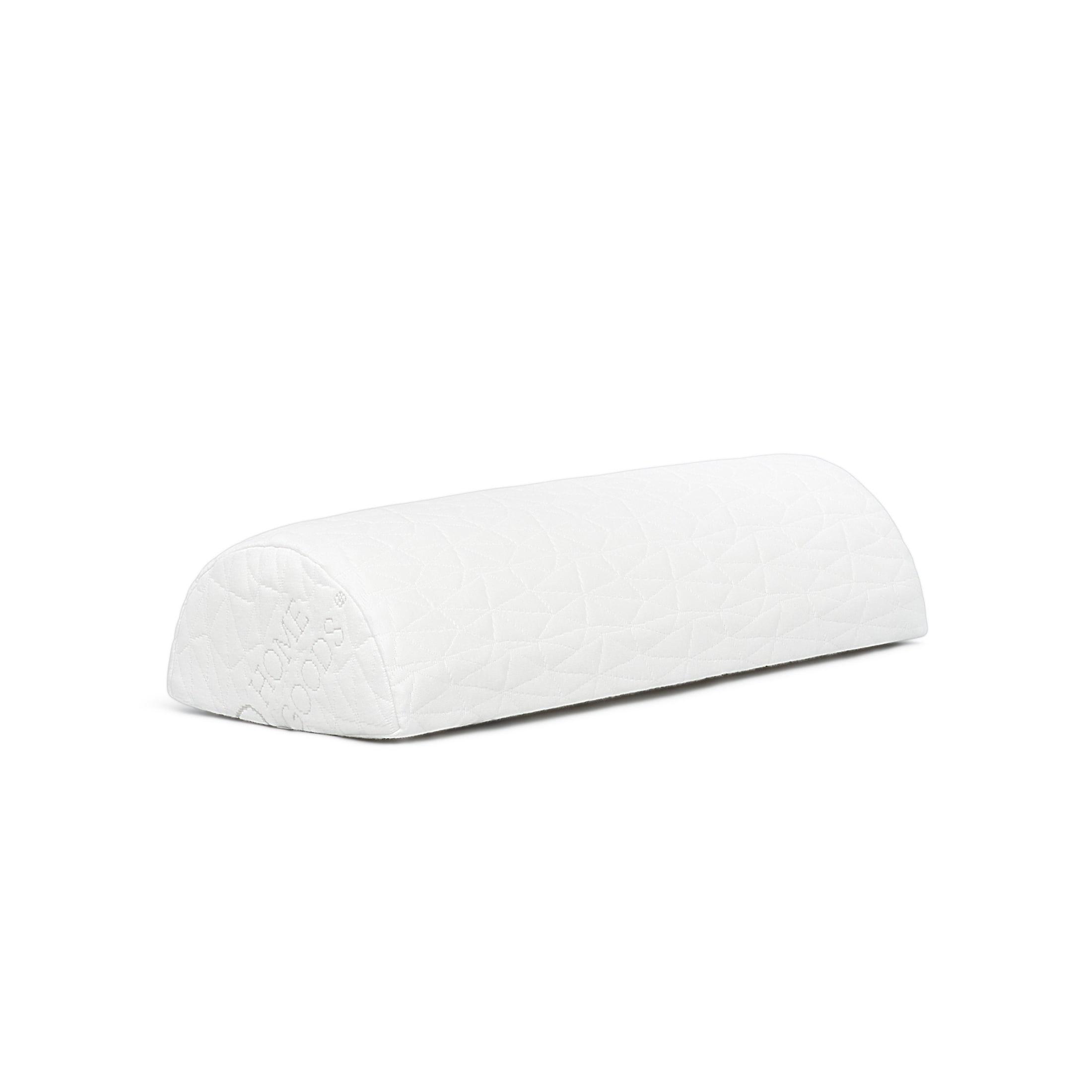 CertiPUR US Certified Memory Foam Half Moon Pillow with Cover