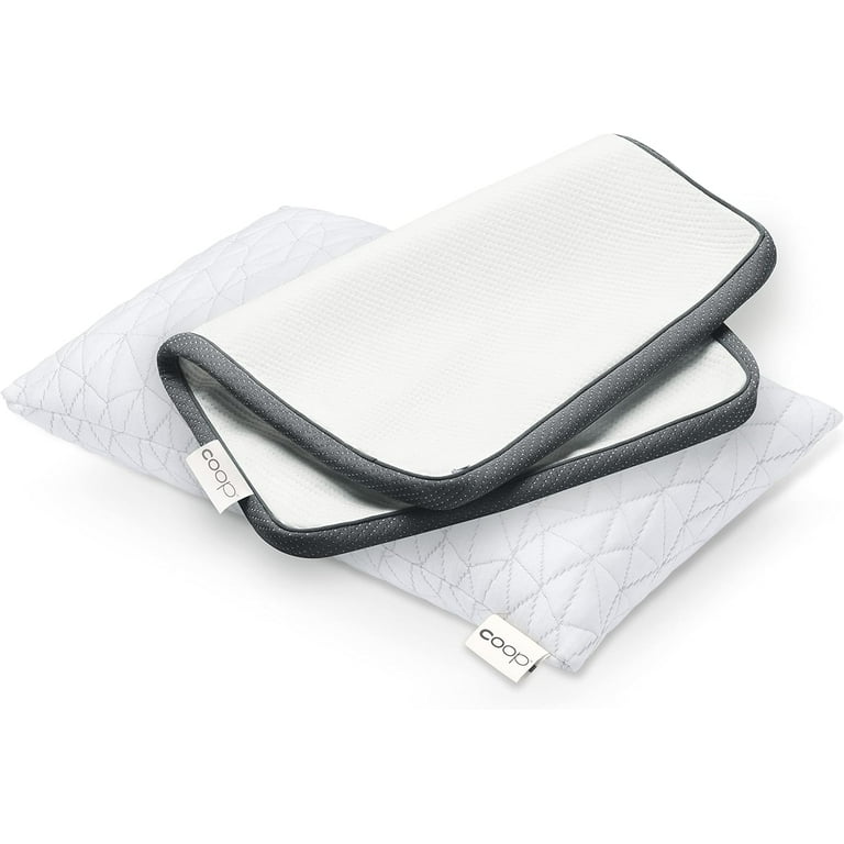 Coop Home Goods Memory Foam Kids Pillow with White Pillow Protector