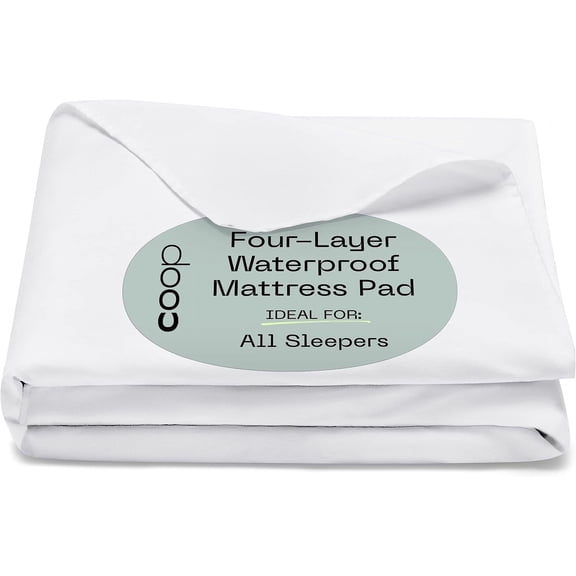 Coop Home Goods Queen Washable Reusbale Incontinence Underpads for Beds