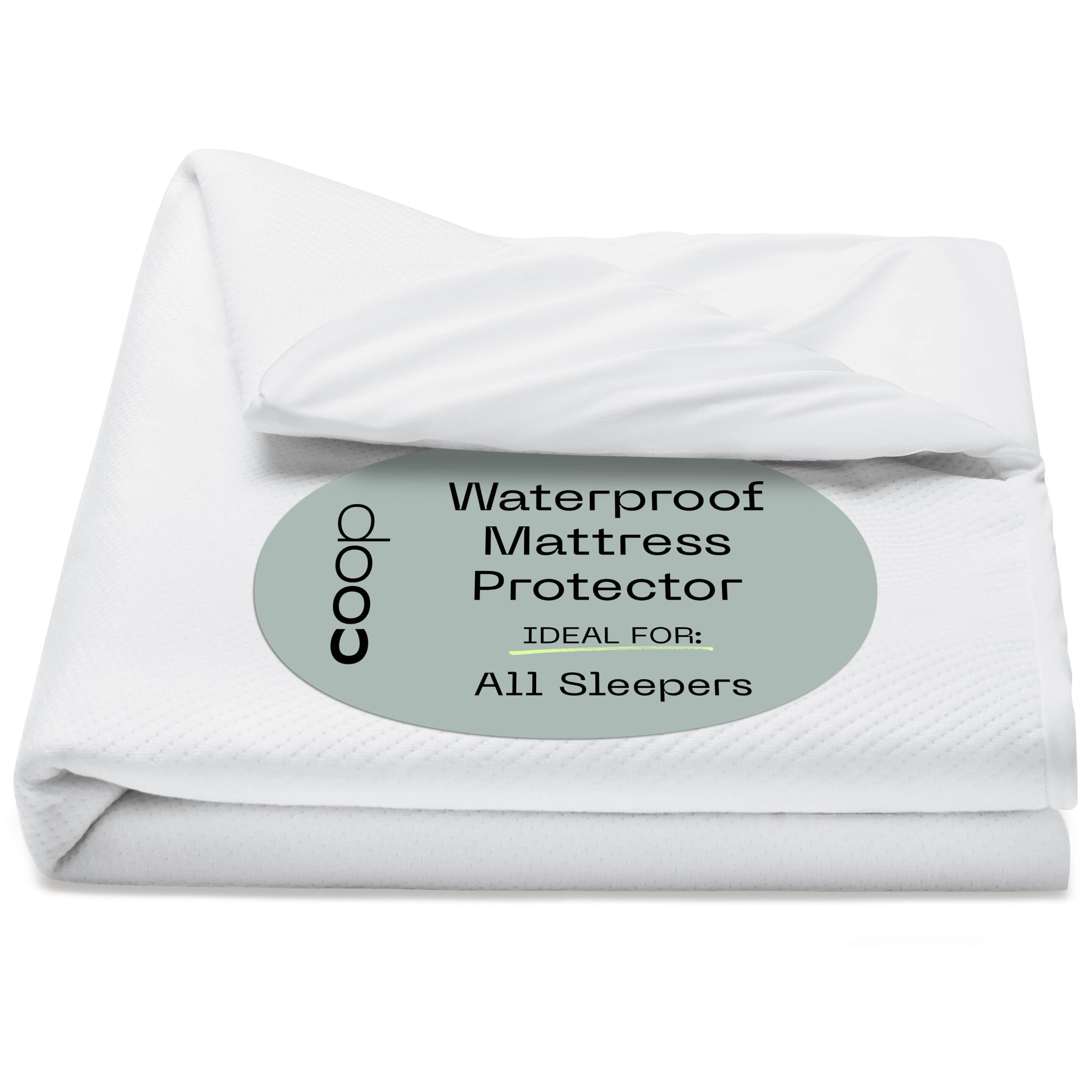 Twin White Waterproof Hypoallergenic Mattress Protector Pad