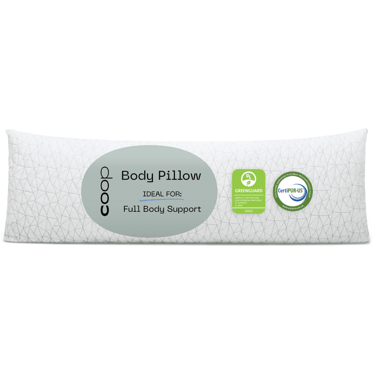 Average body pillow size hot sale