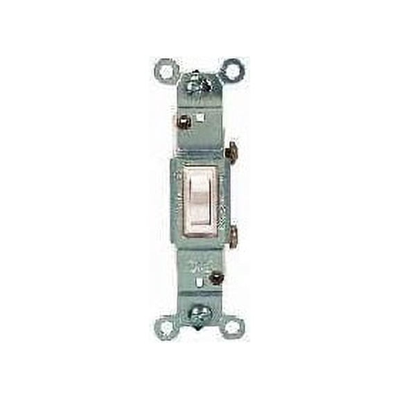 Cooper 1301V Ivory Single Pole Non-Grounding Toggle Light Switch 15A