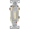 thumbnail image 1 of Cooper 1303V-BOX Framed Non-Grounded Toggle Switch, 120 VAC, 15 A, Ivory, 1 of 1