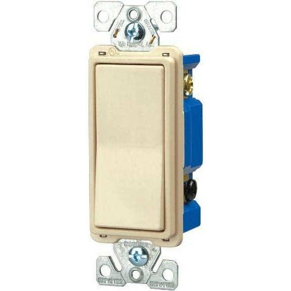 Cooper 7504A Almond Four Way Decorator Rocker Light Switch