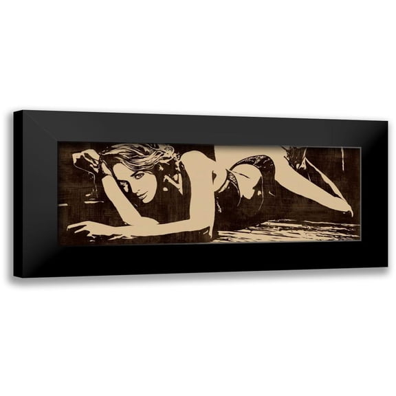 Cooper, Andrew 14x8 Black Modern Framed Museum Art Print Titled - Strike a Pose