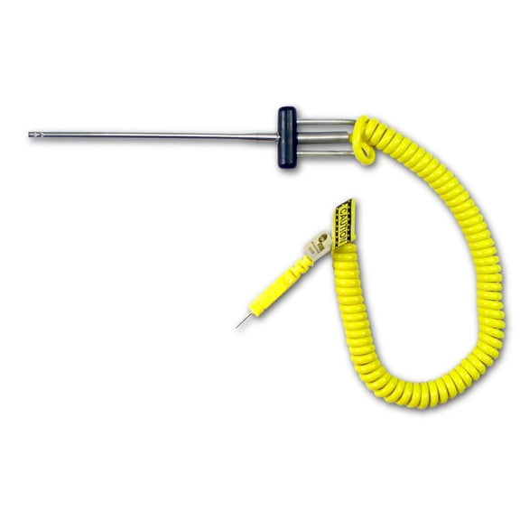 Cooper-Atkins 50332-K Type K Hand-Held Air Thermocouple Probe with Polyurethane Jacket Cable, 4" Shaft, -100 to +500 degrees F Temperature Range CA3