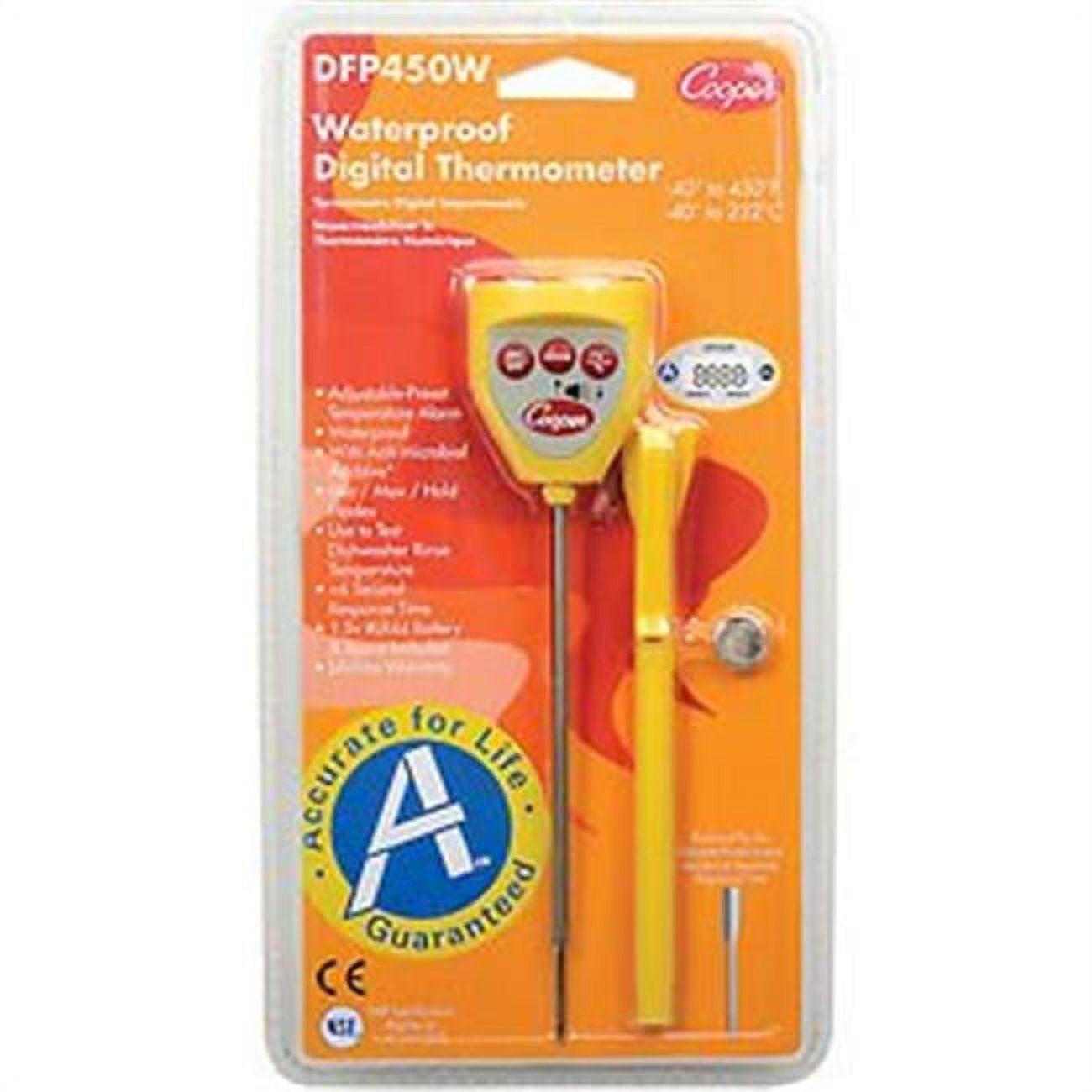 CooperAtkins DFP450W08 Digital Waterproof Thermometer