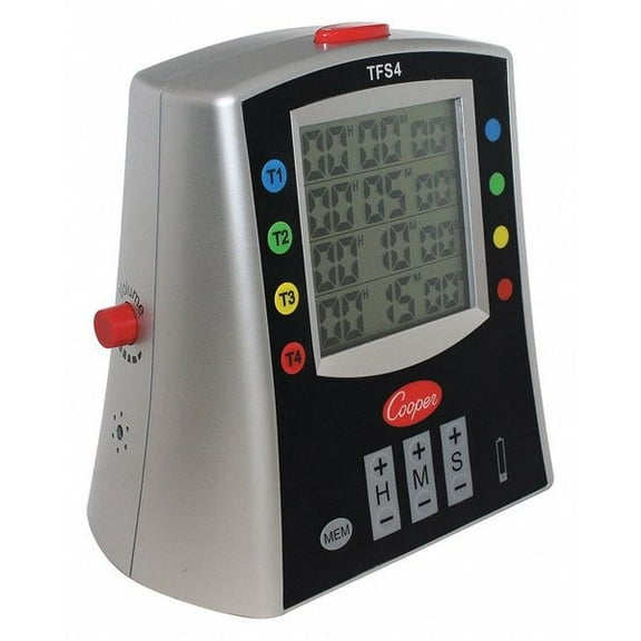 Cooper-Atkins Digital Timer,Min. Time Setting 59 sec. TFS4-01