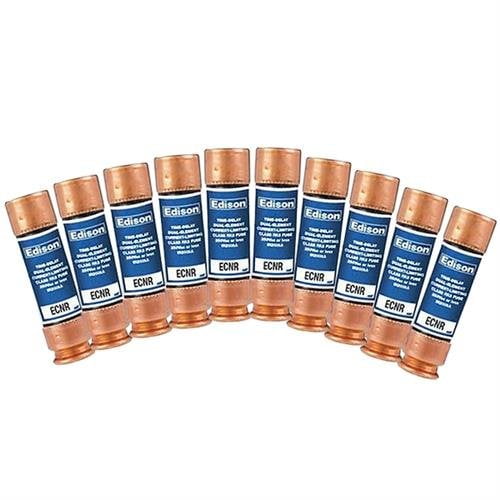 Cooper Bussman FRN-R-40 - Box of 10 Edison Replacement Time Delay Fuse - 40 Amp 250V - RK5 Dual Element