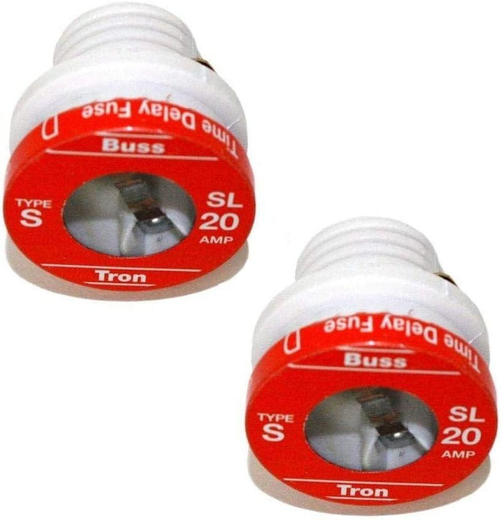 Cooper Bussmann 1024220 Amp DualElement Rejection Base Plug Fuse 2