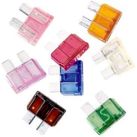 Cooper Bussmann 247237 ATC Low A Fuse Assortment - Clear, Pack of 8