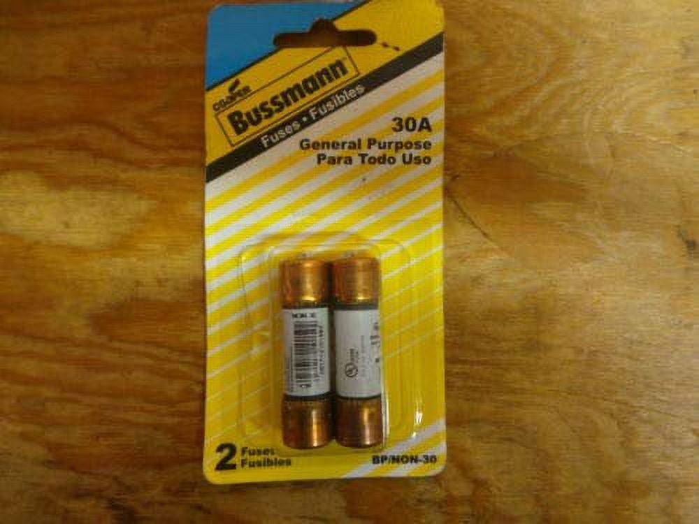 Buss Fuses Bussmann NON-30 Cartridge Fuses - 30 Amp 250V Non - Foto 8