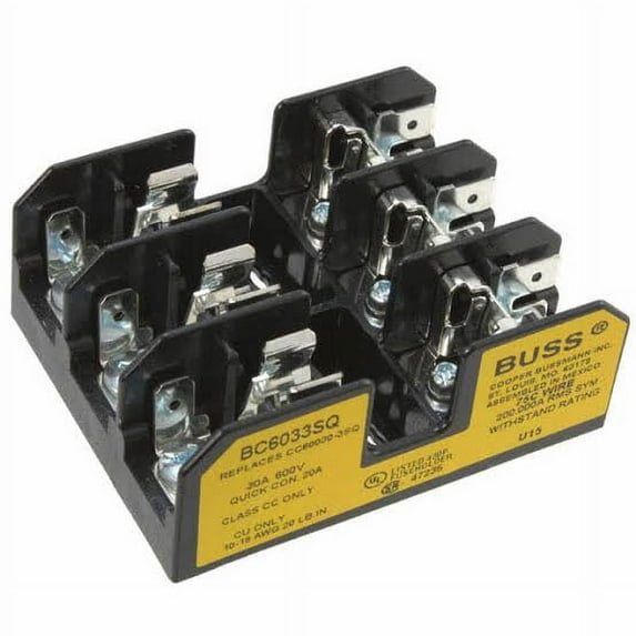 Cooper Bussmann BC6033SQ Breakaway Fuse Block, S-8301-10