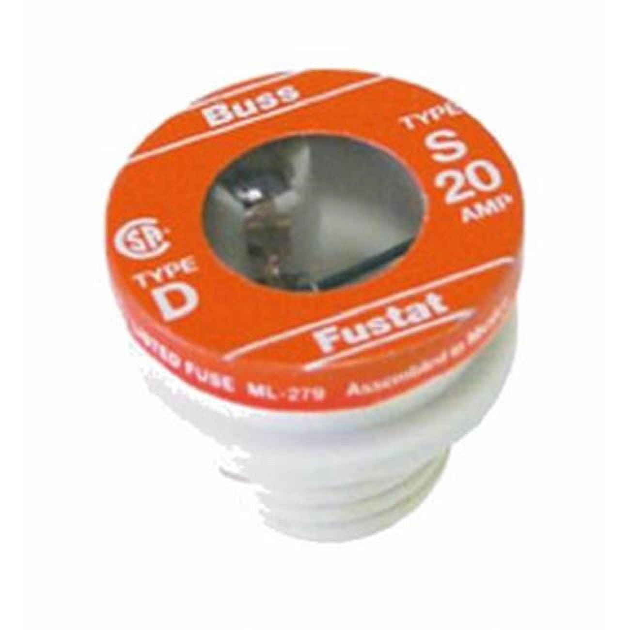 Cooper Bussmann BP-S-20 20 Amp S Plug Fuse, 2 Pack
