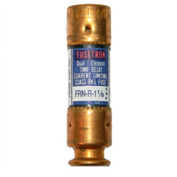 Cooper Bussmann Brand FRN-R-1-1/8 (FRN-R-1.125) 1.125Amp Fusetron Dual Element Time-Delay Fuse 250V