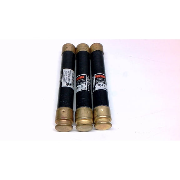 Cooper Bussmann Frs-R-20 R20 Fuse - Class Rk5 Dual-Element, Time-Delay - Pack of 3 Residential Use, Standard Application