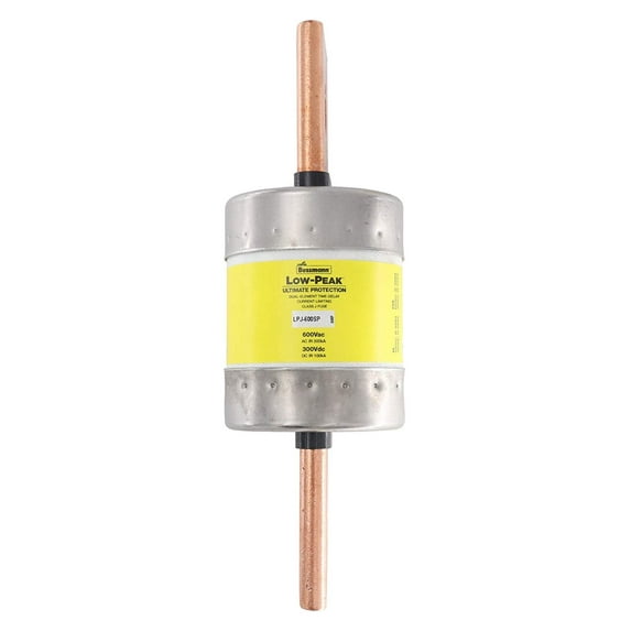 UL Class Fuse, J Class, Time-Delay, 600A, 600V AC, Non-Indicating
