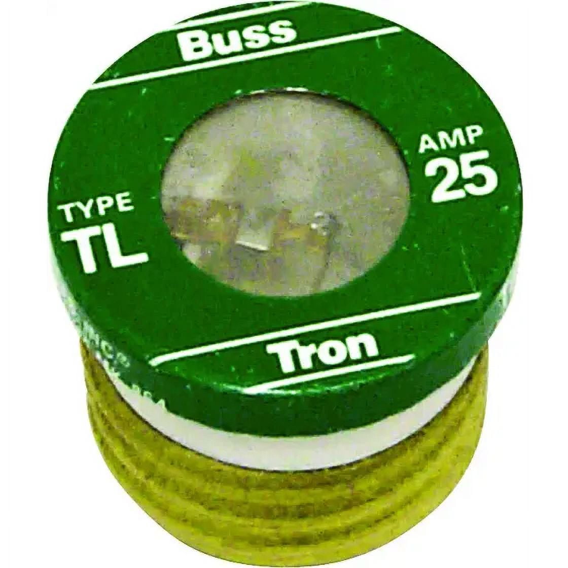Cooper Bussmann TL25 Tron Time Delay Plug Fuse TL 25 Amp 4 Pack, Each