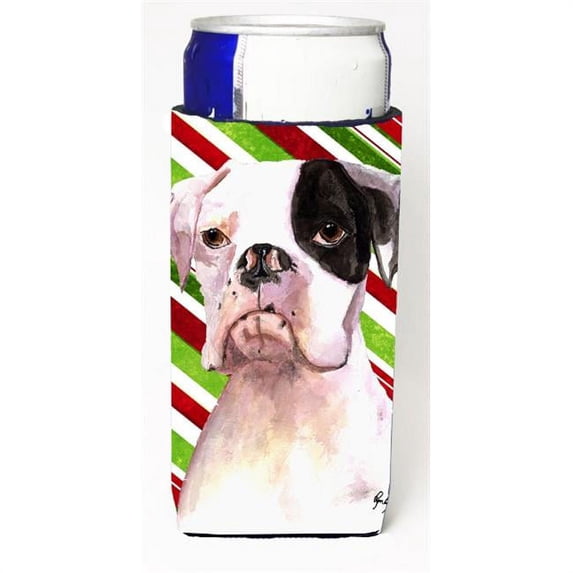 Cooper Candy Stripe Boxer Christmas Michelob Ultra bottle sleeve for Slim Can