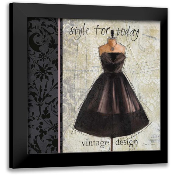 Cooper, Carlie 15x15 Black Modern Framed Museum Art Print Titled - Le Style Chic 1