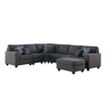 thumbnail image 1 of Cooper Collection: Stylish, Comfortable Modular Sofa Sectional with Ottoman and Cupholders, 1 of 3