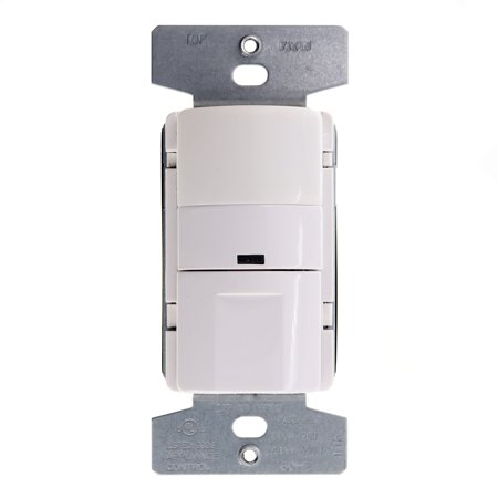 GreenGate OSW-P-1001-MV-W Wall Switch Occupancy Sensor, 1000W, 120/277V, White