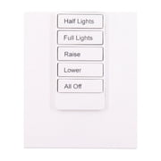 Cooper Controls RC-5TSB-OS2-W Room Controller, Office Station 2, White