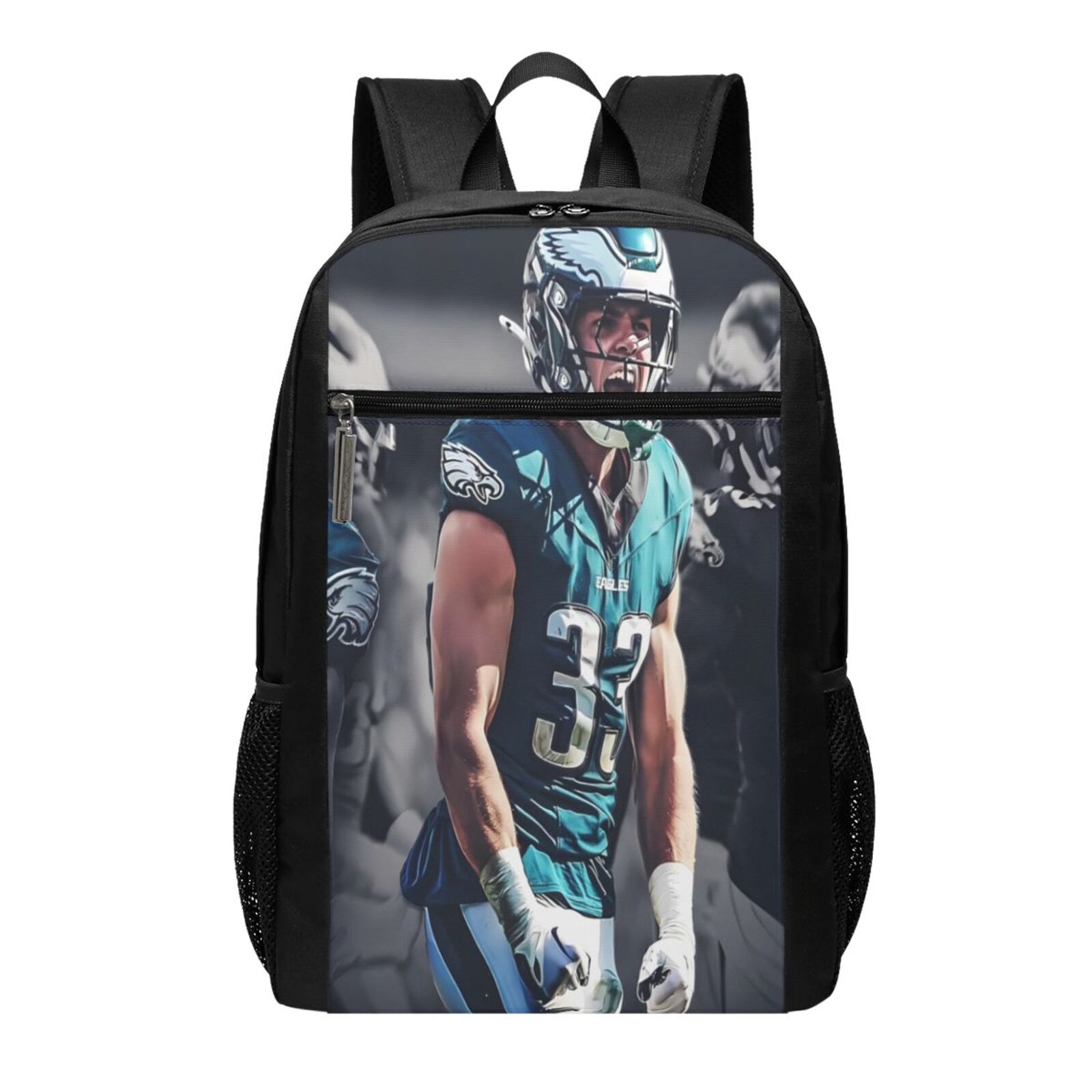 Cooper DeJean Custom Simple Casual Sports Backpack, Football Team Logo ...