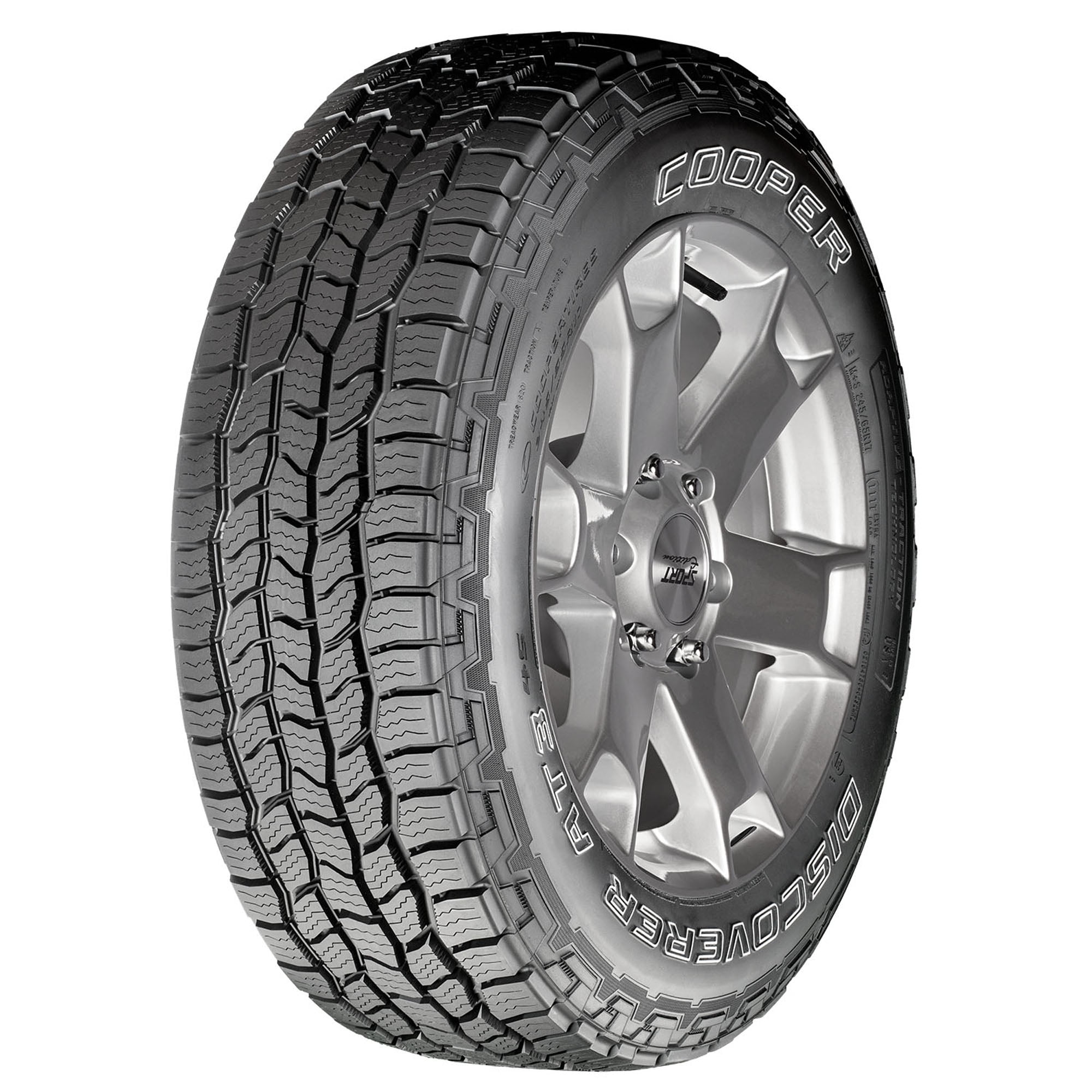 Cooper Discoverer A/T3 4S 245/70R16 111T XL Light Truck SUV Tire, All ...
