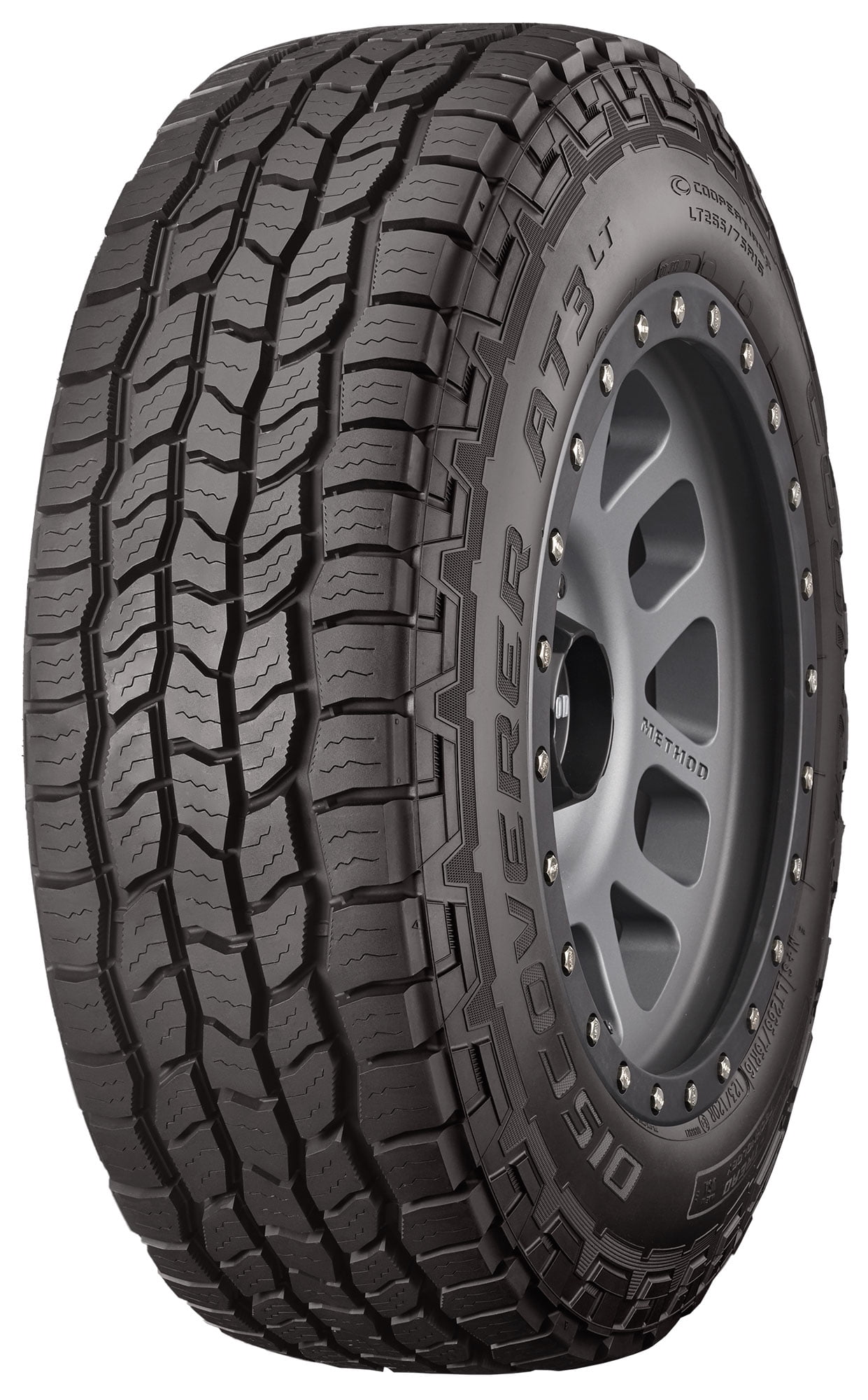Cooper Discoverer AT3 LT All-Season LT265/60R18 E 119S Tire Fits: 2012-13 Jeep Grand Cherokee Laredo X, 2015 Toyota Tacoma TRD Pro