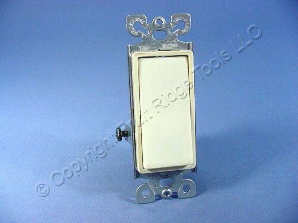 Cooper Electric Almond Decorator Rocker Wall Light Switches 15A 6501A ...