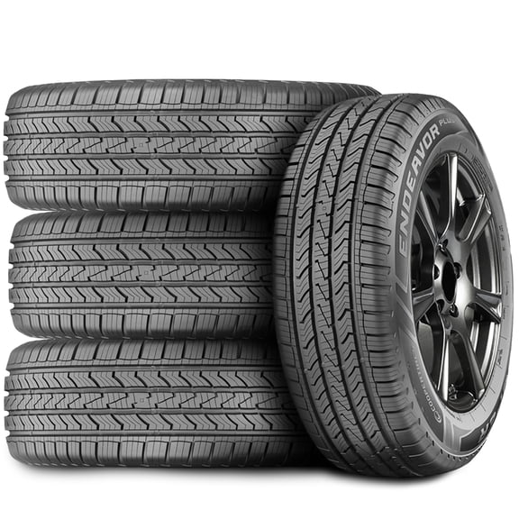 Cooper Endeavor Plus 235/65R17 104H Standard Load All-Season Sport Utility Vehicle Set of 4 Tires