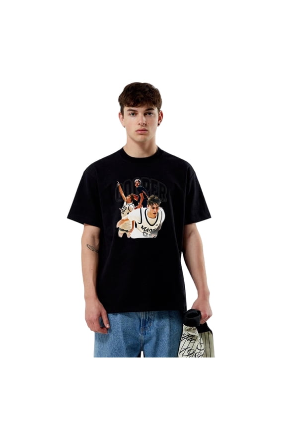 Cooper Flagg Coop Vintage Style Basketball 90s Fan T-Shirt, for men & women, up to size 5XL