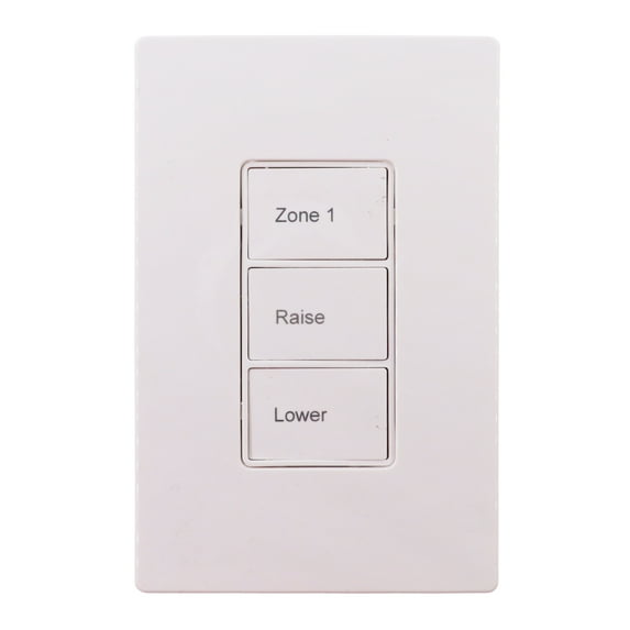 Cooper GreenGate RC-3TLB-Z1D-W 3-Button Room Controller Wallstation, White
