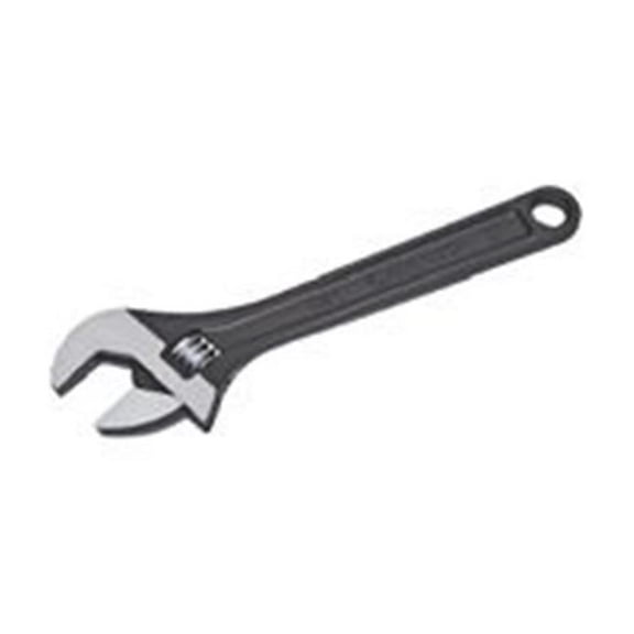 Cooper Hand Tools Adjustable fit Adjustable Wrench 8 in. Chrome Carded Sensormatic