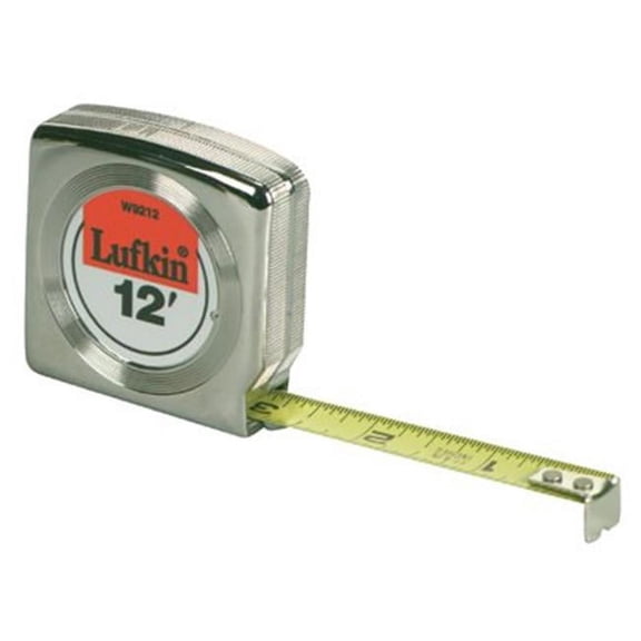 Cooper Hand Tools Lufkin  45798 1-2 Inchx12' Economy Tape Rule
