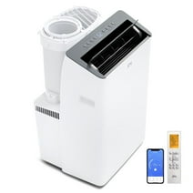 Cooper & Hunter 14000 BTU 115V Portable Air Conditioner and Heater With WiFi, Remote and Window Kit Cover 550 Sq Ft
