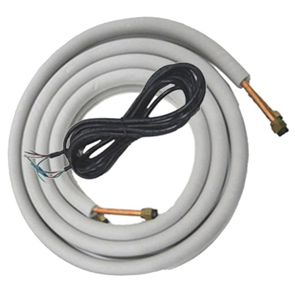 Cooper & Hunter 16' Lineset for 9000 Air Handler Mini Split Air Conditioner 1/4" x 3/8"