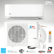 Cooper & Hunter 24000 BTU 230V Wall Mounted Mini Split Heat Pump Air Conditioner With 16ft Kit Cover 1500 Sq Ft WiFi