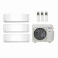 thumbnail image 1 of Cooper & Hunter 48,000 Btu 20.4 SEER2 R-454B 3-Zone Ductless Mini Split Heat Pump System - 9k-9k-24k - CH-R48MES-230VO - (2) CH-R09MOLVWM - CH-R18MOLVWM - CH-R24MOLVWM, 1 of 1