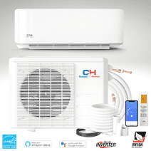 Cooper & Hunter 9000 BTU 115V Wall Mounted Mini Split Heat Pump Air Conditioner 25 SEER With 16ft Kit Cover 400 Sq Ft WiFi