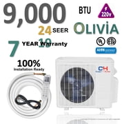 Cooper & Hunter 9000 BTU Mini Split Air Conditioner Heat Pump 22.8 Seer 220v
