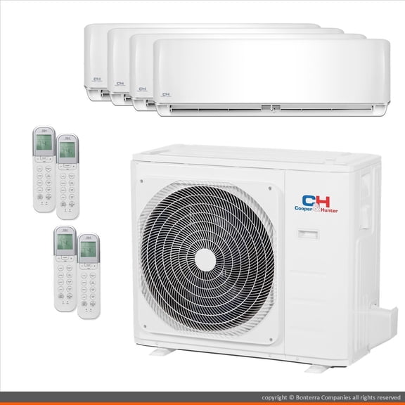 Cooper & Hunter Mini Split AC Heat Pump Multi 4 Zone 9000 18000 18000 18000 BTU