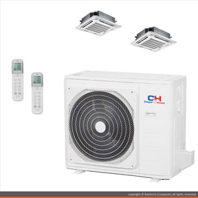 Cooper & Hunter Mini Split Air Conditioner Heat Pump 2 Zone 9000 18000 BTU 23.8 Seer