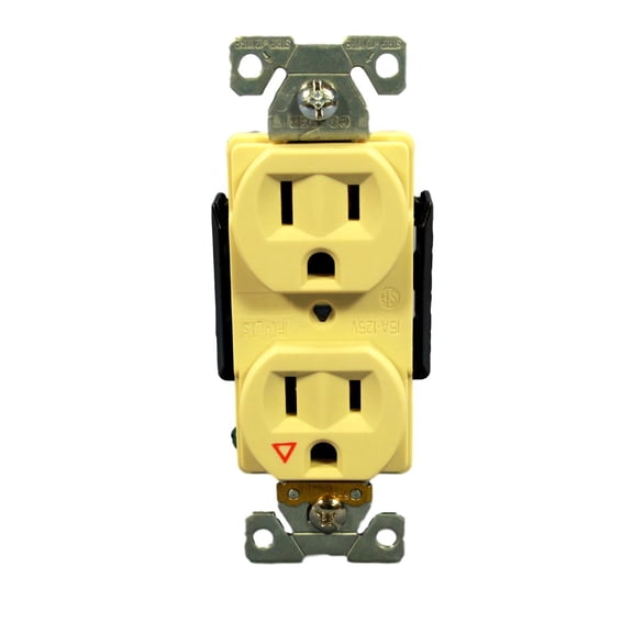 Cooper IG5262V Ivory Isolated Ground Spec Grade Receptacle