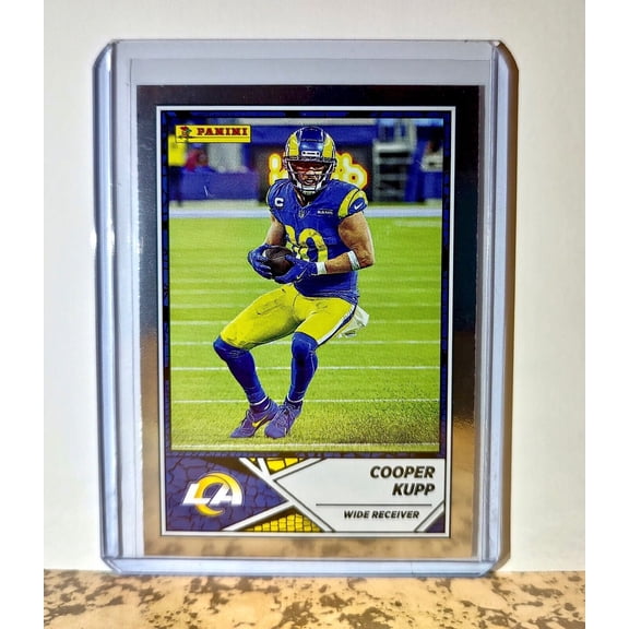 Cooper Kupp 2024 Panini NFL #54 Silver Foil Sticker Card Los Angeles Rams