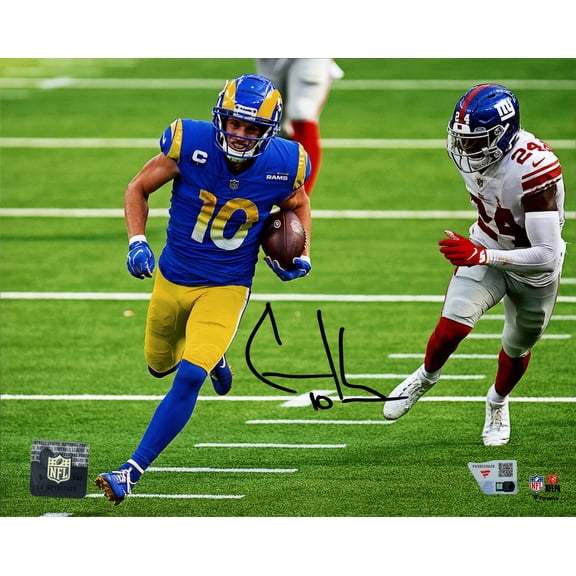 Cooper Kupp Autographed 8x10 Photo Los Angeles Rams Fanatics Holo Stock #253918