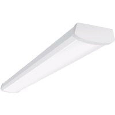 Metalux 48" White Steel LED Wraparound Light Fixture