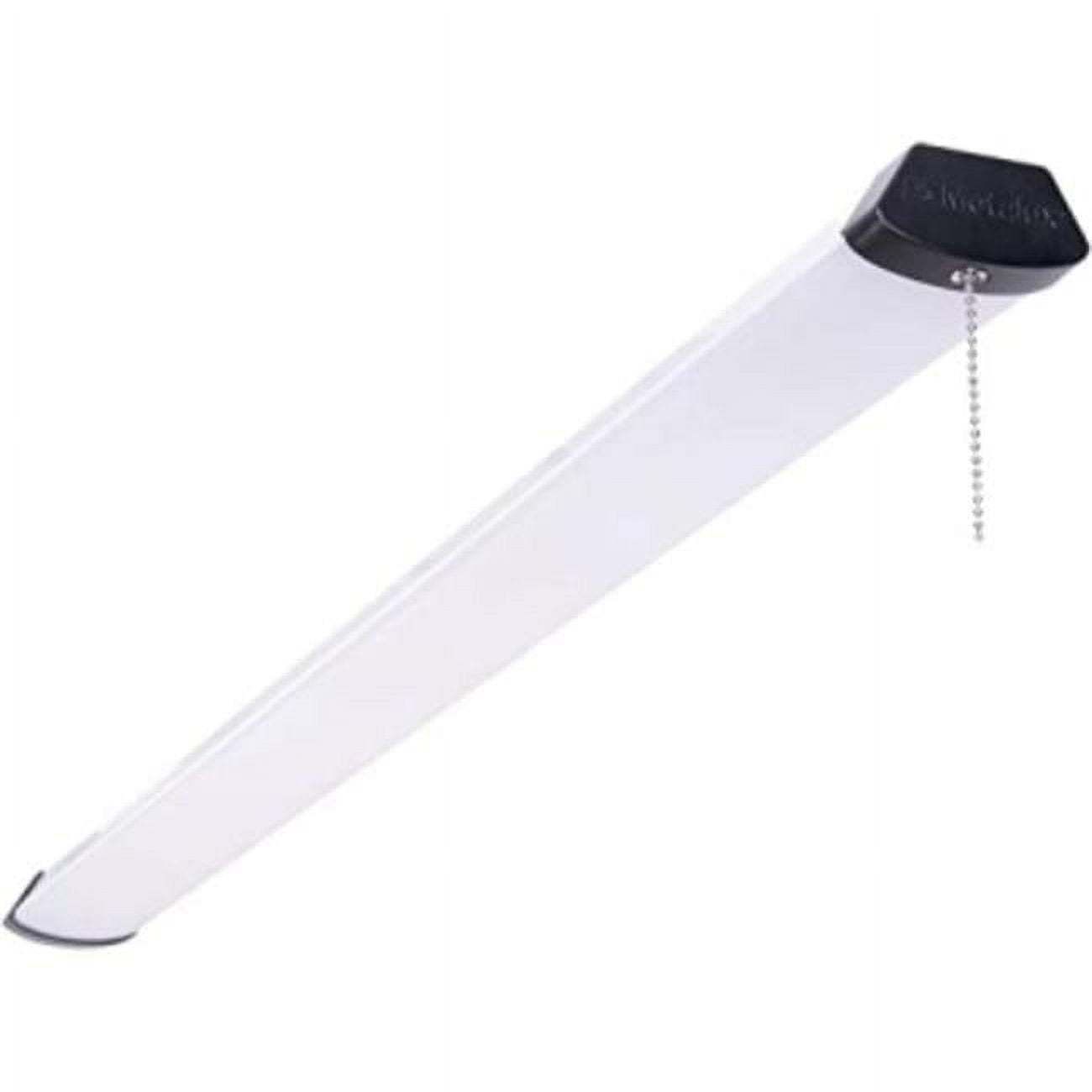 White Frosted Glass 4-ft LED Shop Light with Steel Housing