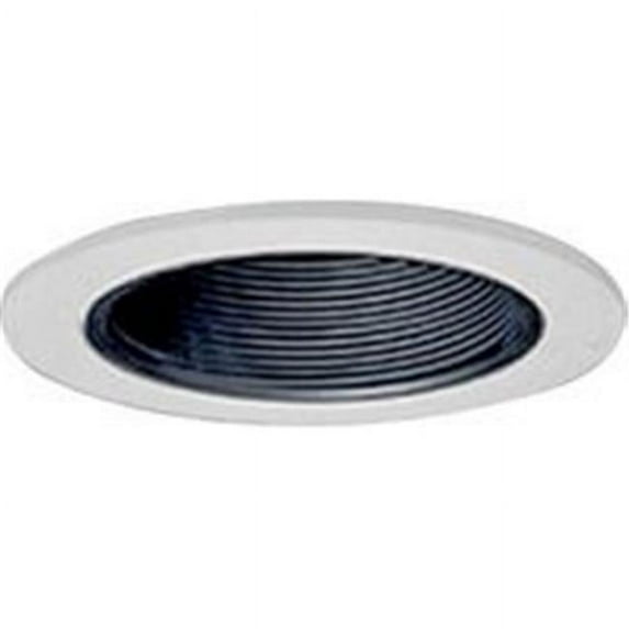 Cooper Lighting 4In Blk Coilex Wht Baffle Trim 993P